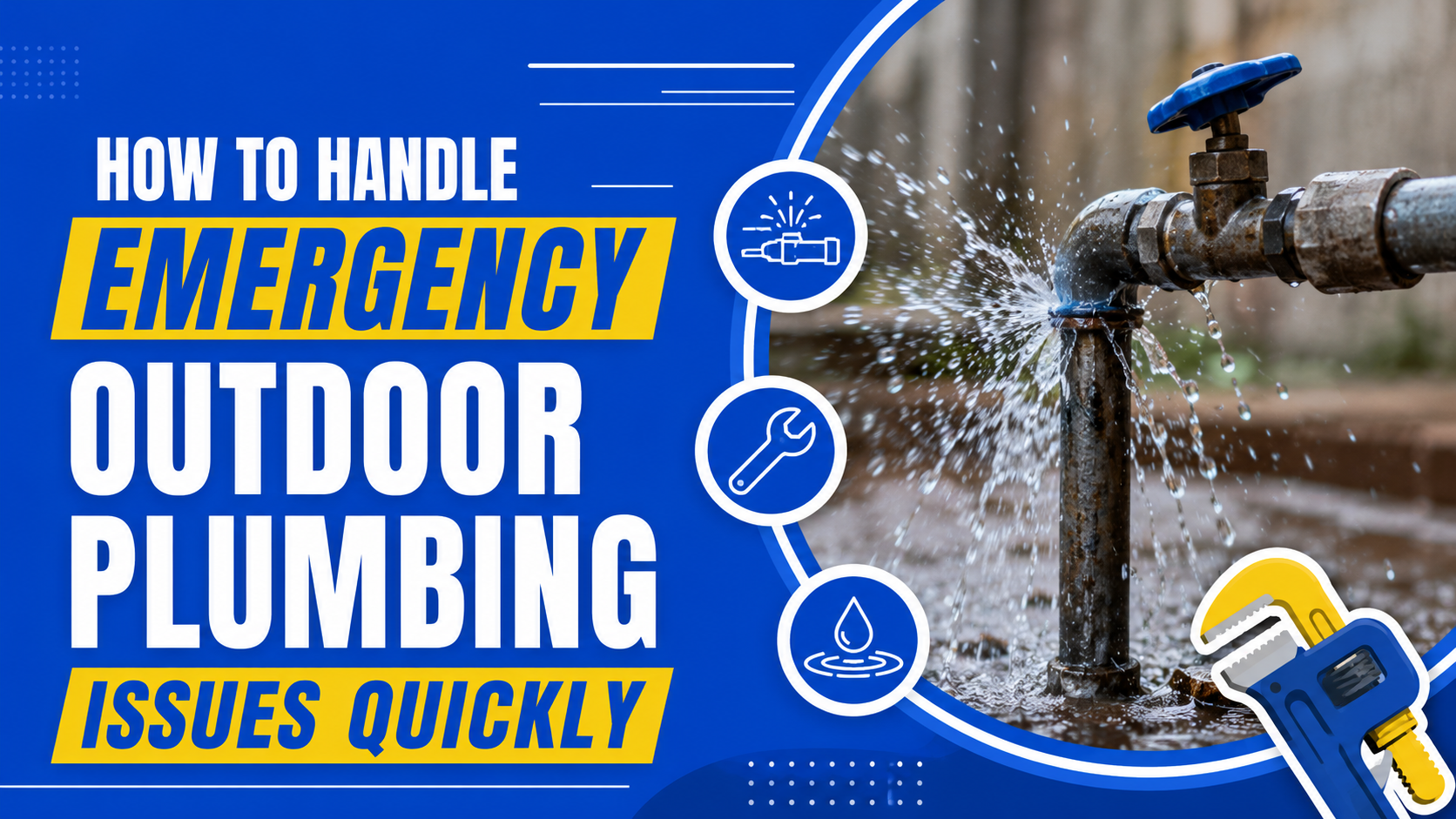 How to Handle Emergency Outdoor Plumbing Issues Quickly