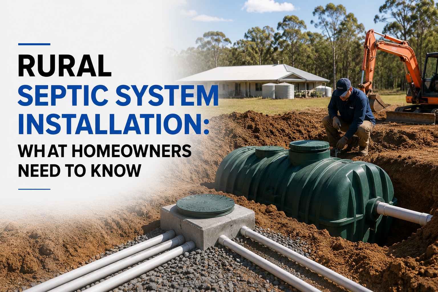 Rural Septic System Installation: What Homeowners Need to Know