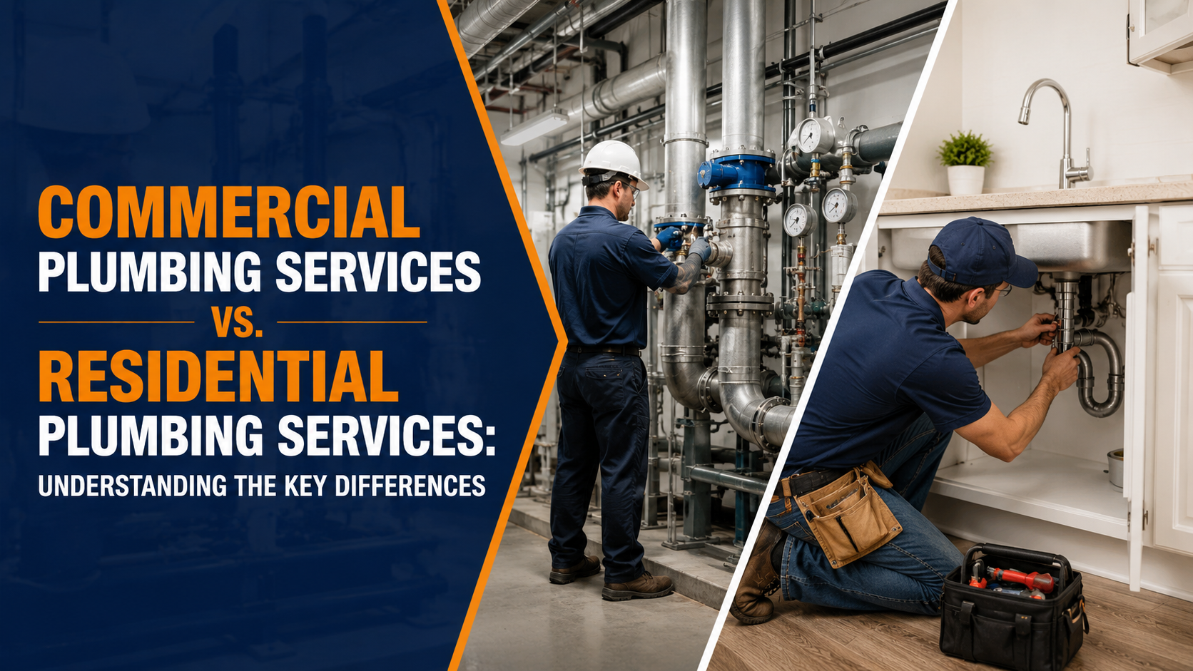 Commercial Plumbing Services vs. Residential Plumbing Services: Understanding the Key Differences